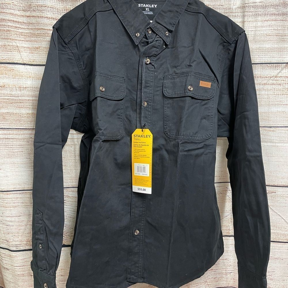 Stanley long sleeve button down shirt